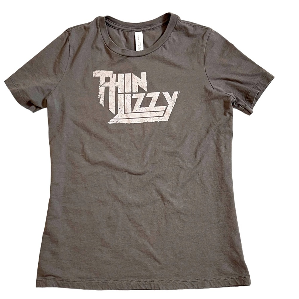 Thin Lizzy Classic Rock Band Logo Tee Size S